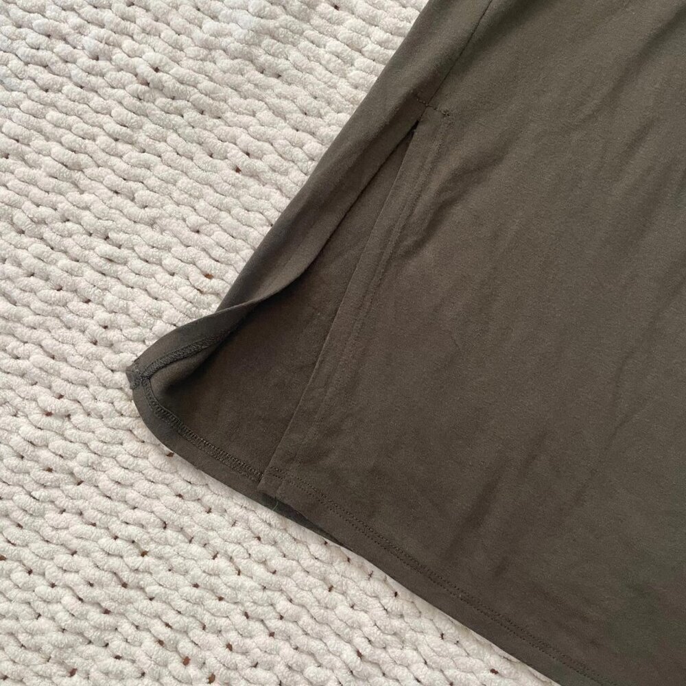 Eileen Fisher Green T-shirt Dress - Size M - Picture 6 of 6